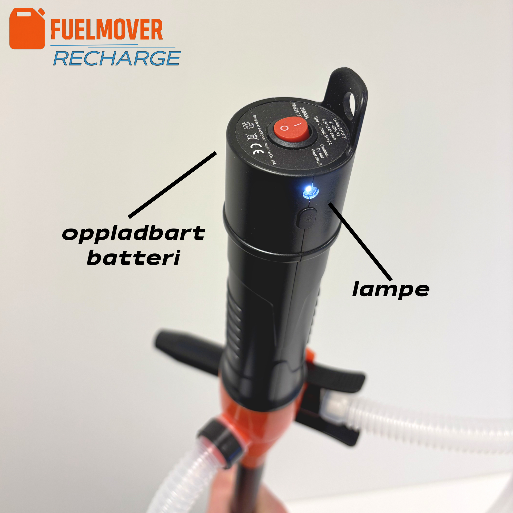 FuelMover™ Recharge – Fyll drivstoff uten å skifte batterier