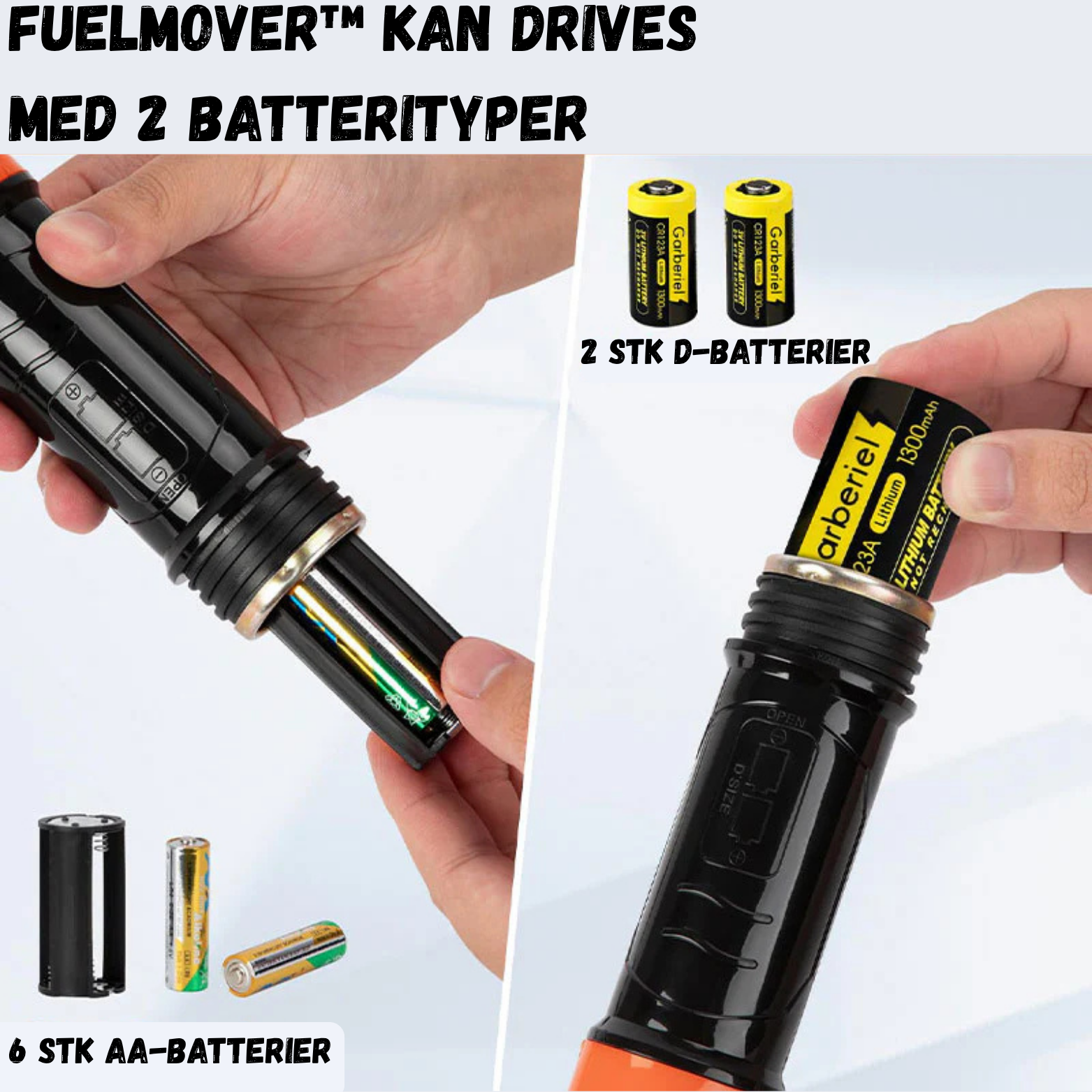 FuelMover™ - Fyll på uten å løfte en kanne