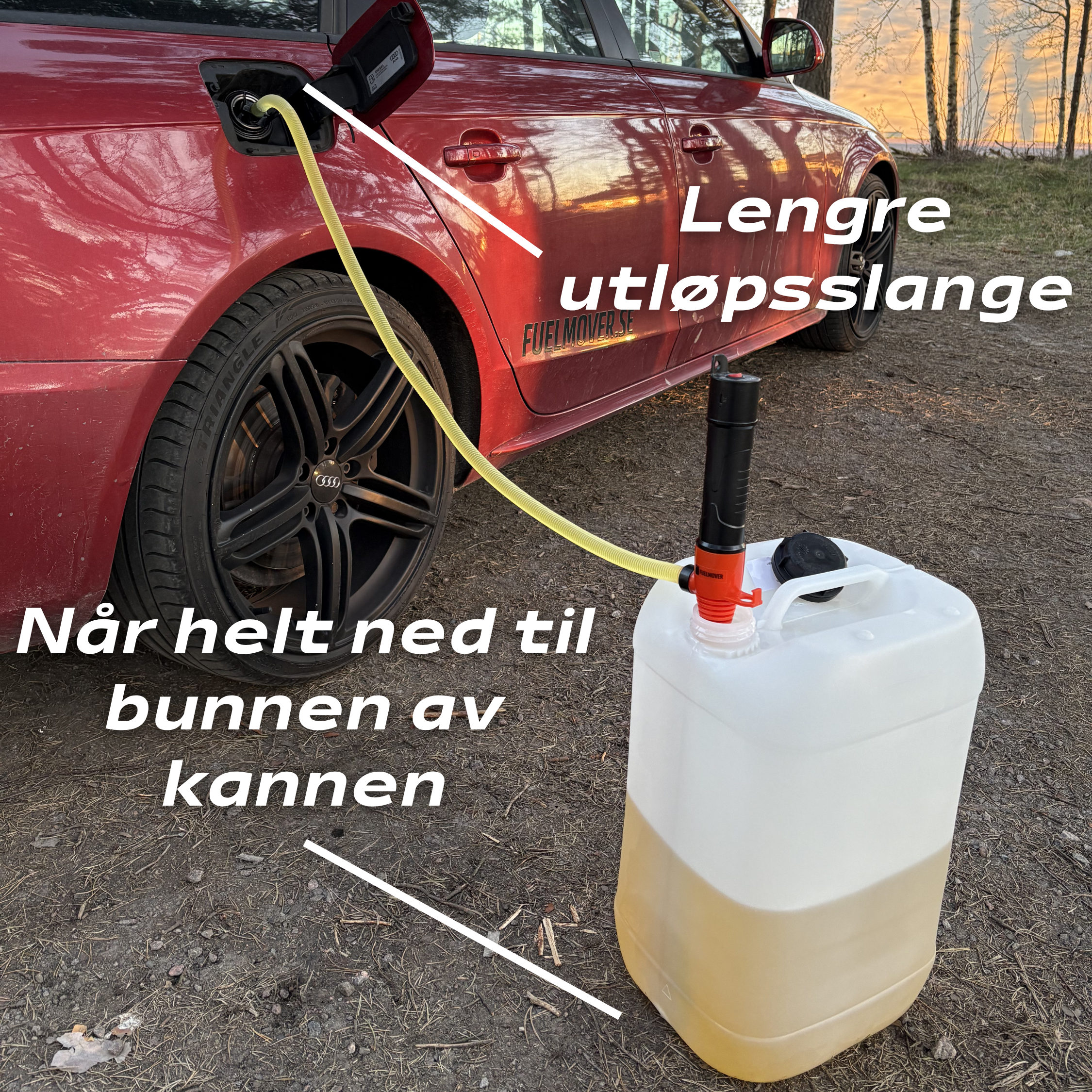 FuelMover™ Extended – Fra dunkens bunn til tankens topp.