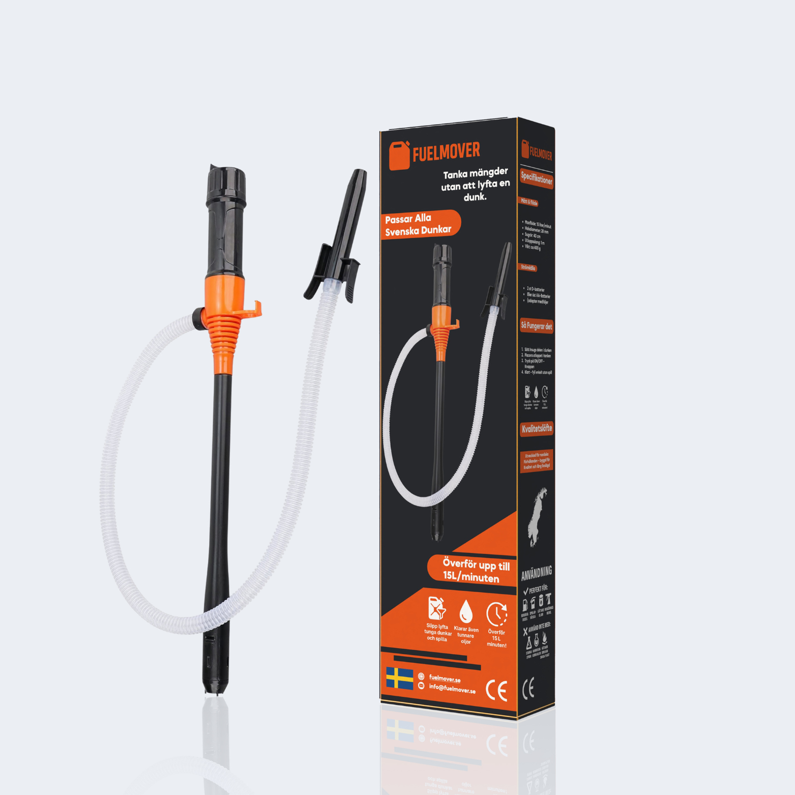 FuelMover™ - Fyll på uten å løfte en kanne